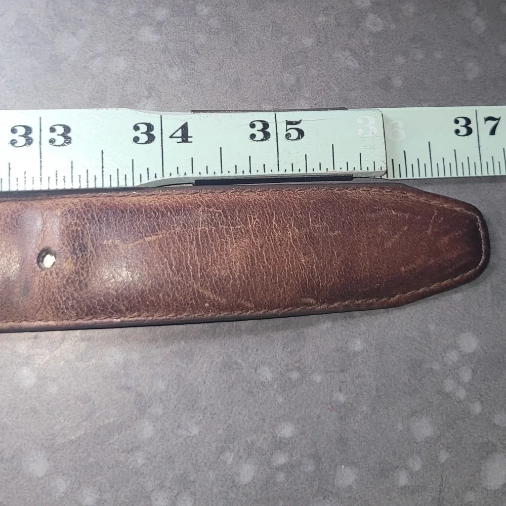 Oiled Chamois Cowhide Belt